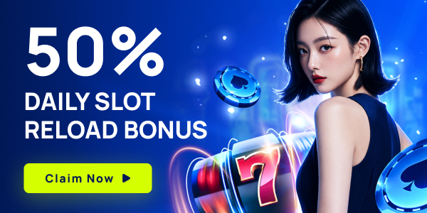 KK8 50% Daily Slot Reload Bonus
